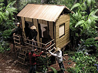 bamboo hut